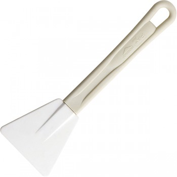 Скребок; пластик, силикон; H=1, L=25/8, B=8см; серый, белый