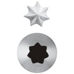 Насадка кондитерская «7-конечная звезда»[6шт]; сталь нерж.; D=11мм