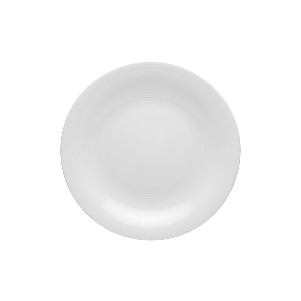 Тарелка мелкая «Тьяго»; фарфор; D=25, H=2см; белый