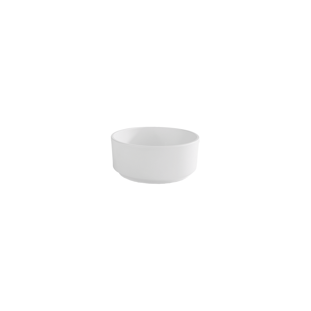 Салатник-подставка; пластик; 0, 6л; D=155, H=65мм; белый