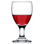 Бокал для вина «Роуз»; стекло; 240мл; D=75, H=137мм; прозр.
