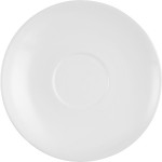 Блюдце «Ресторан»; стекло; D=140, H=15мм; белый