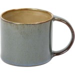 Чашка кофейная; керамика; 100мл; D=60, H=51мм; серый, голуб.