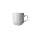 Чашка кофейная «Сара»; фарфор; 120мл; D=65, H=70, L=90мм; белый