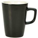 Чашка чайная «Роял»; фарфор; 340мл; черный