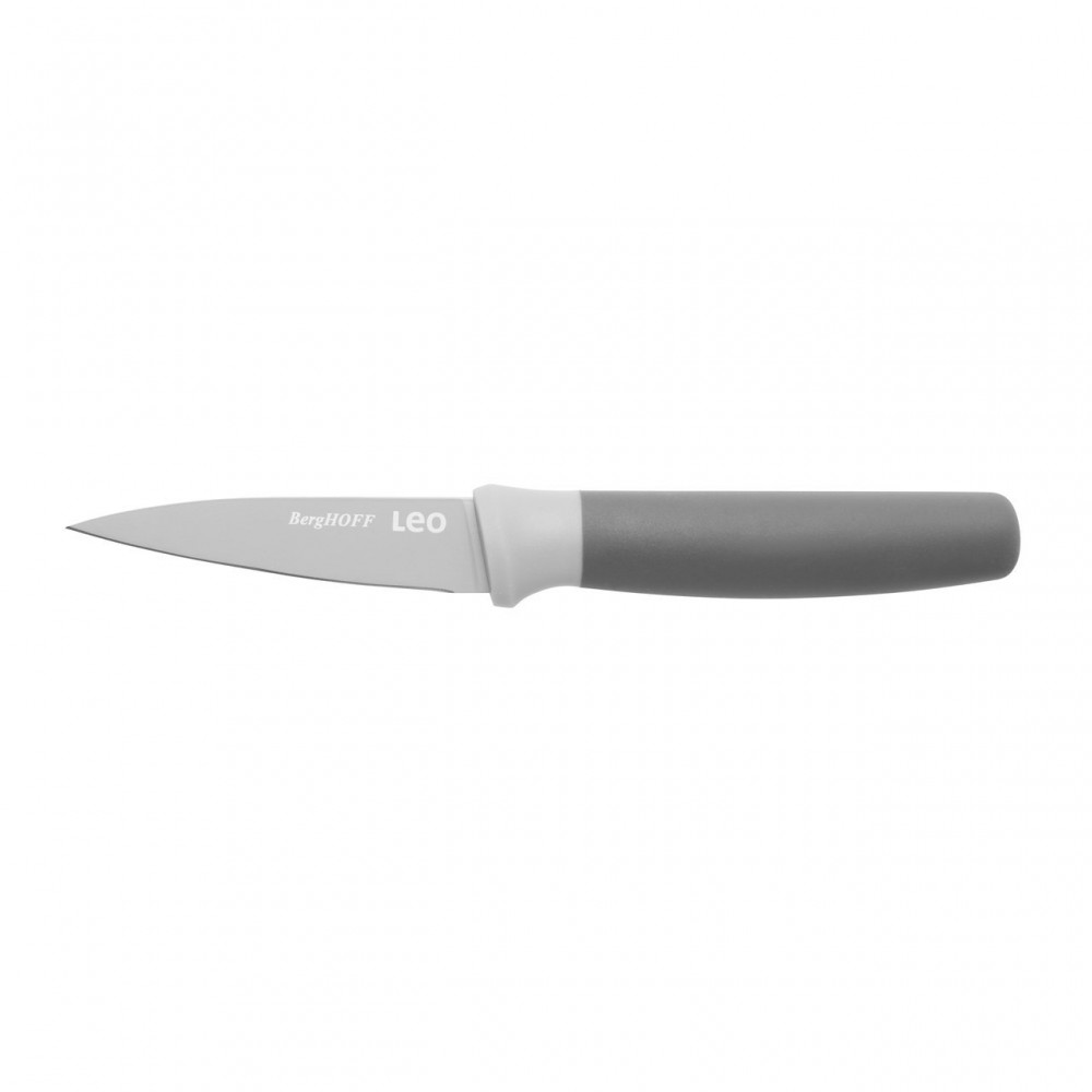 Нож для очистки 8,5см Leo (серый)