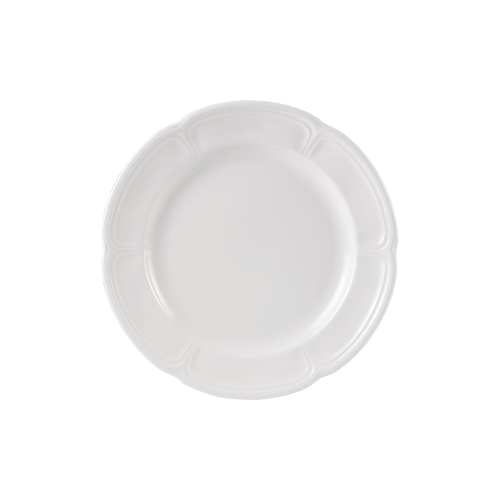 Тарелка мелкая «Торино»; фарфор; D=255, H=25мм; белый