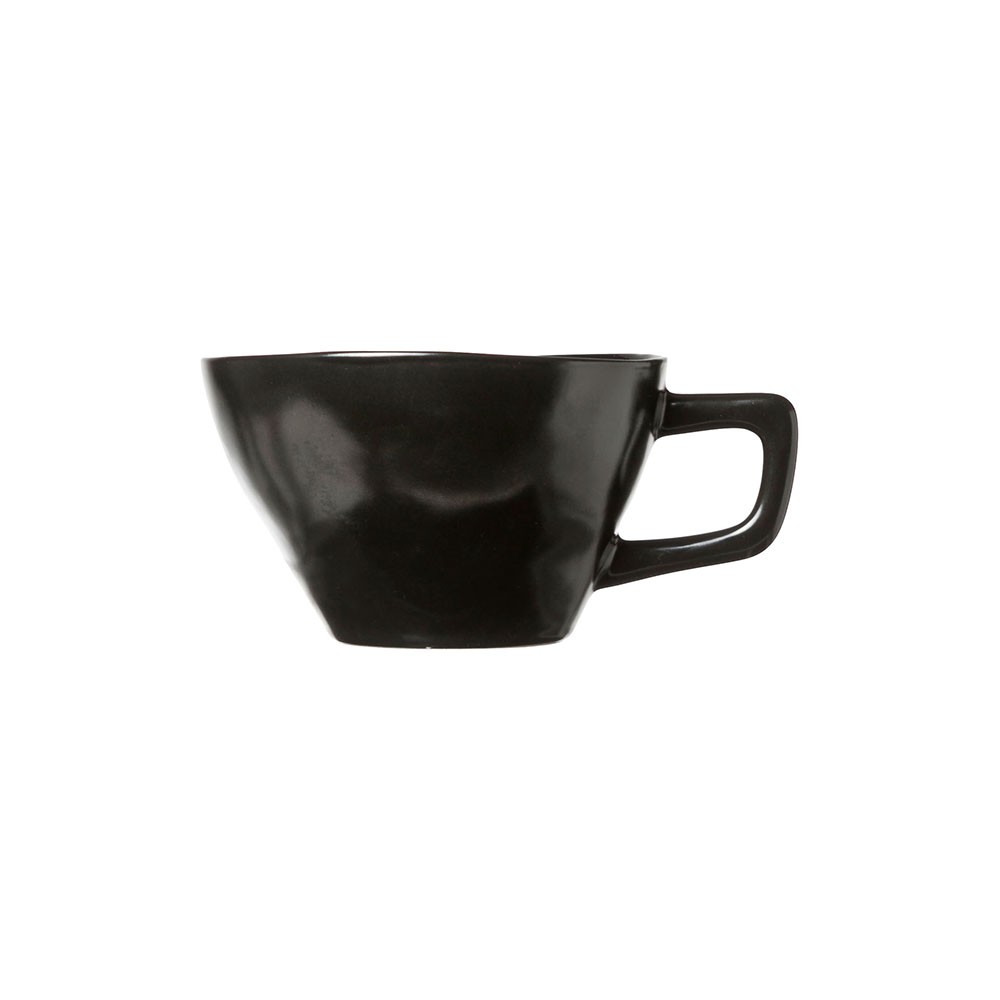 Чашка чайная «Сапфир»; керамика; 240мл; D=85, H=80мм; черный