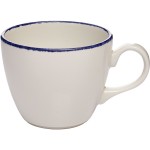 Чашка чайная «Блю Дэппл»; фарфор; 170мл; D=83мм; белый, синий
