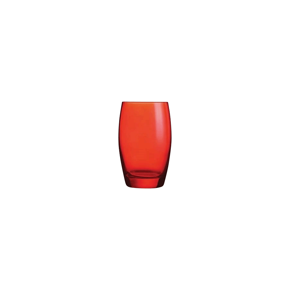 Хайбол «Сальто»; стекло; 350мл; D=76, H=121мм; красный