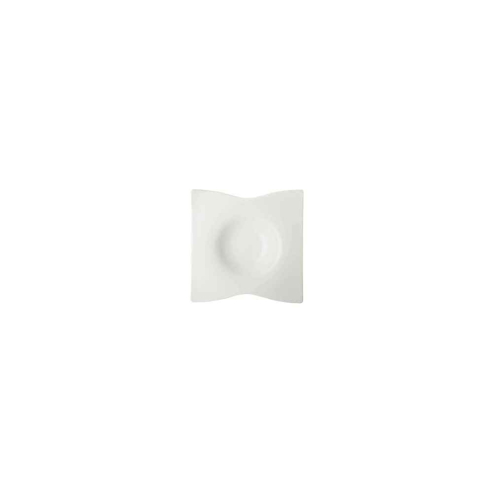 Тарелка для пасты «Одас»; фарфор; H=60, L=275, B=275мм; белый