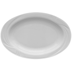 Блюдо овальное «Аркадия»; фарфор; H=25, L=370, B=315мм; белый