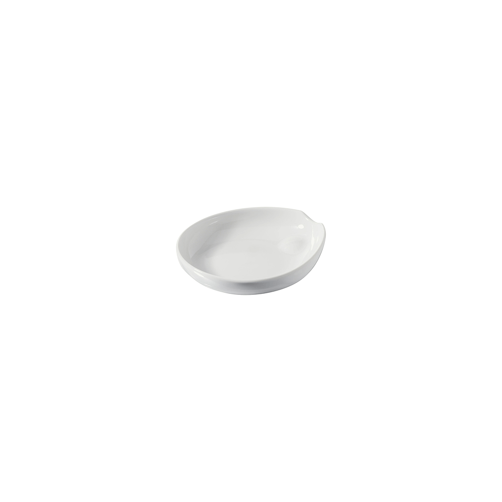 Блюдо для крем-брюле; фарфор; 150мл; H=35, L=145, B=130мм; белый