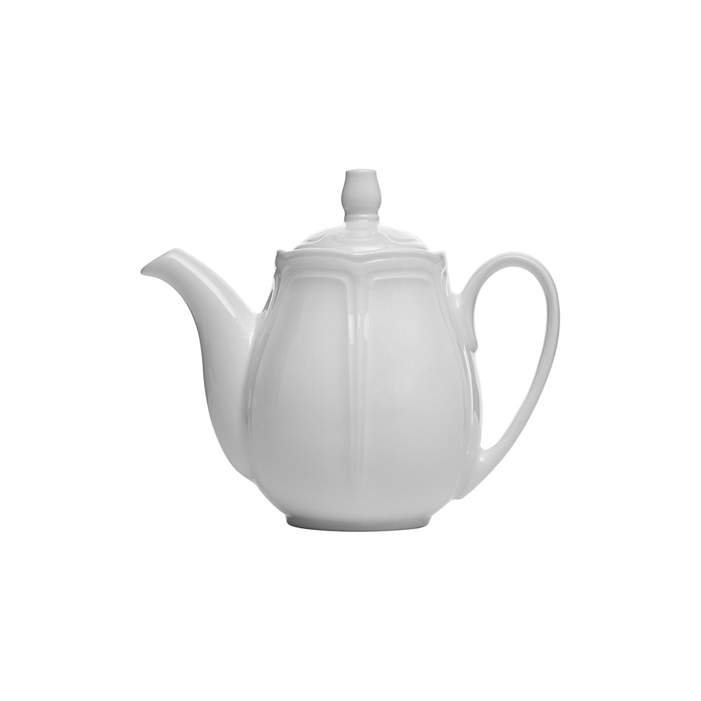 Чайник «Торино»; фарфор; 340мл; белый