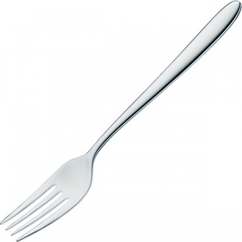 Вилка столовая «Экко»; сталь нерж.; металлич.