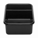Ящик для грязной посуды; полиэтилен; H=13, L=53, B=39, 9см; черный