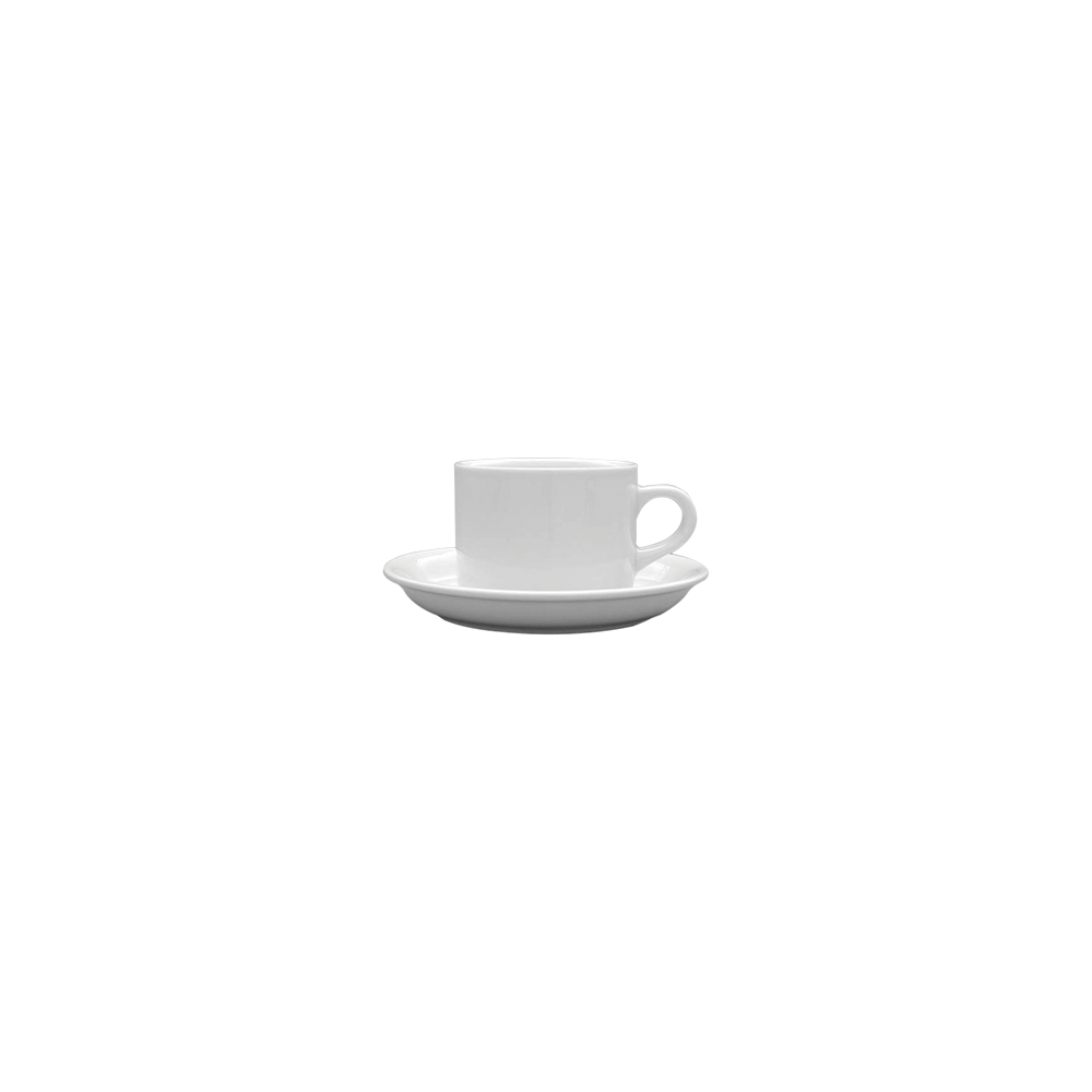 Чашка чайная «Америка»; фарфор; 220мл; D=83, H=63, B=83мм; белый