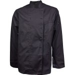 Куртка поварская р. M б/пуклей; хлопок, полиэстер; черный