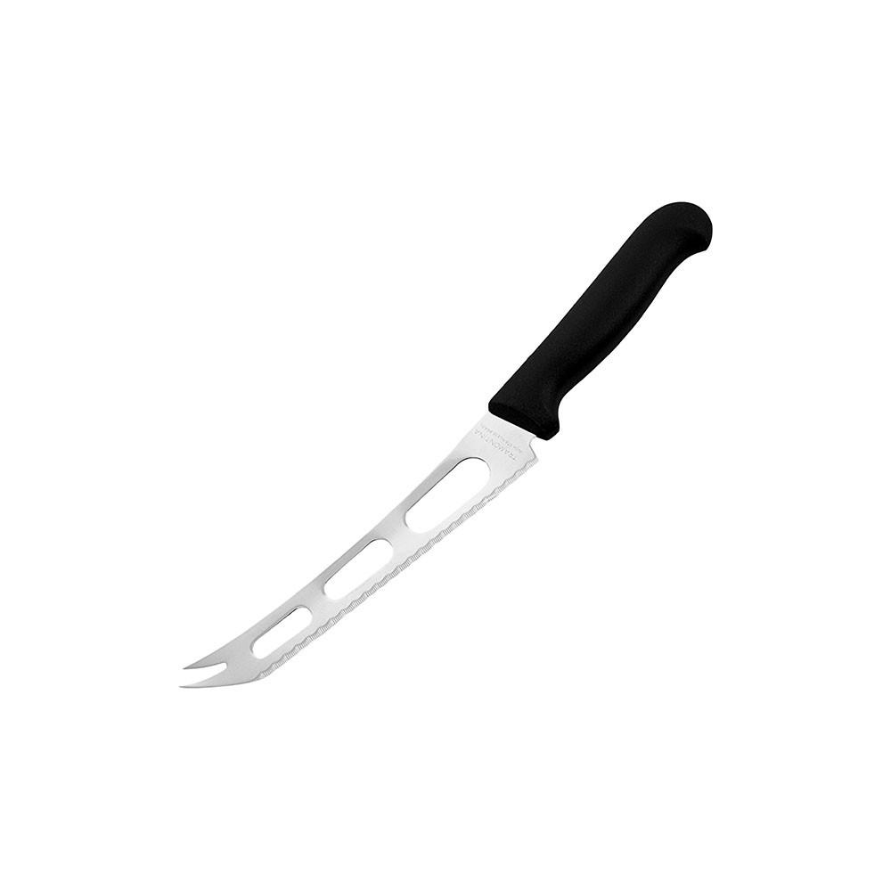 Нож для сыра; сталь нерж., пластик; L=15см; металлич., черный