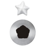 Насадка кондитерская «5-конечная звезда»[6шт]; сталь нерж.; D=11мм