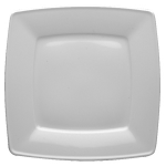 Тарелка квадратная «Виктория»; фарфор; H=16, L=170, B=170мм; белый