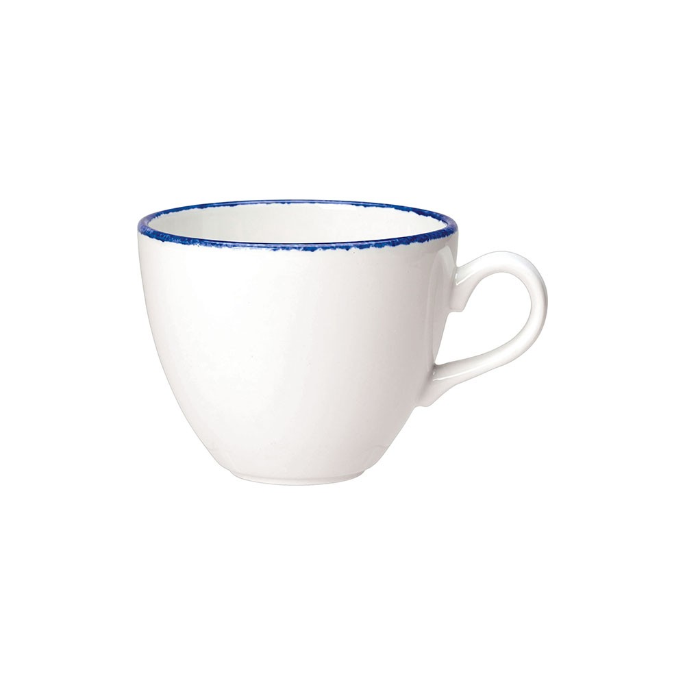Чашка чайная «Блю Дэппл»; фарфор; 350мл; D=10, 5см; белый, синий