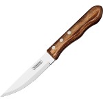 Нож для бифштекса «Джамбо»; металл, дерево; L=250/125, B=10мм