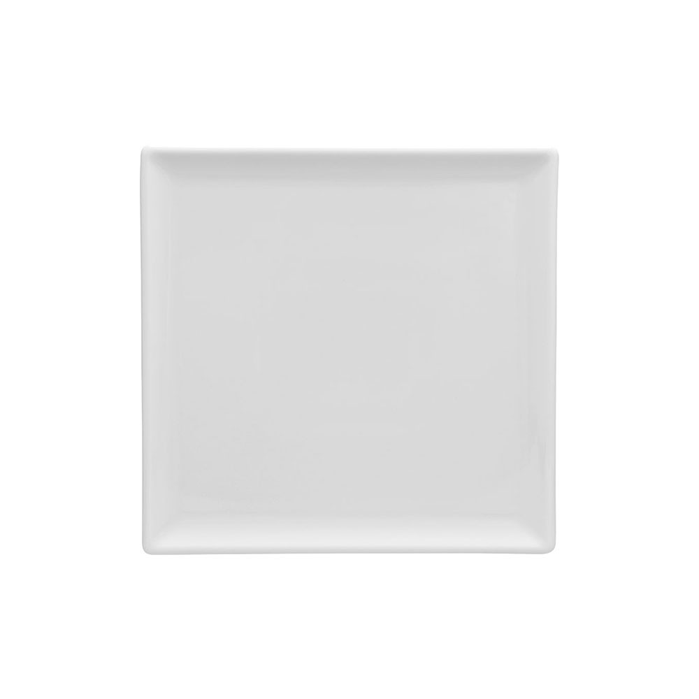 Тарелка квадратная «Анкара»; фарфор; L=20, 5, B=20, 5см; белый