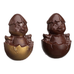 Форма для шоколада «Два цыпленка»[4шт]; пластик