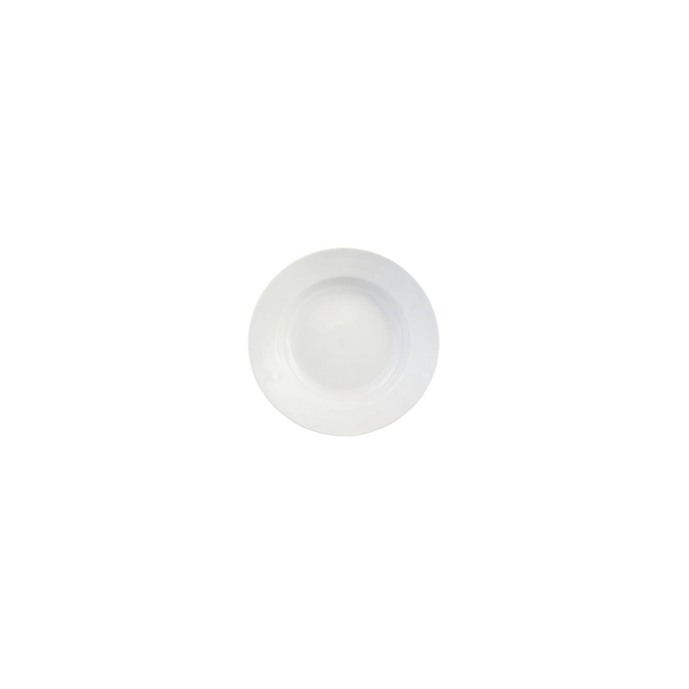 Тарелка глубокая «Бейсик»; фарфор; 400мл; D=20, H=6см; белый