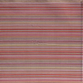 Настольная подкладка в полоску в полоску; поливинилхл.; L=45, B=33см; оранжев., красный