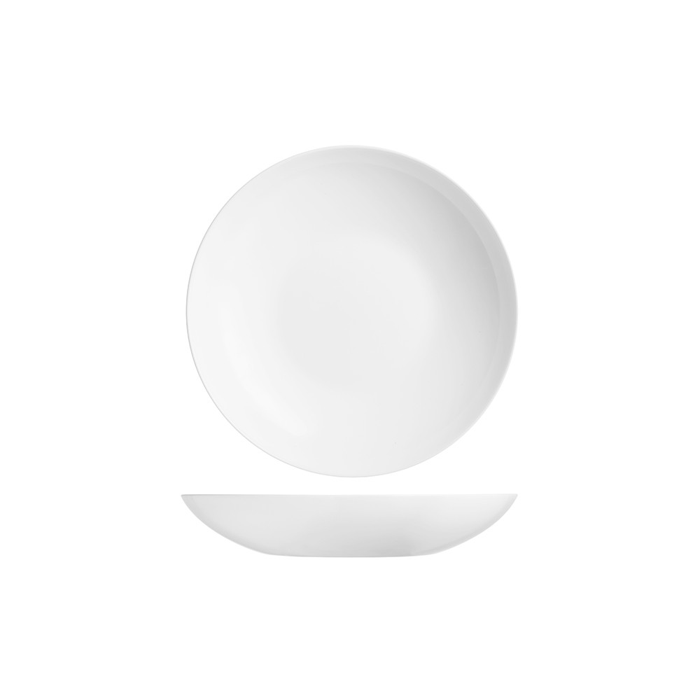 Тарелка глубокая «Интэнсити Куп»; зеникс; 1, 2л; D=260, H=37мм; белый