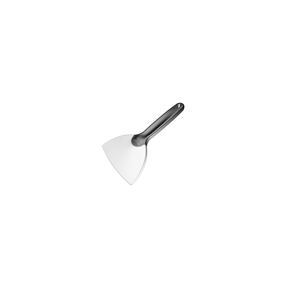 Лопатка; силикон, пластик; L=215/56, B=120мм; черный, белый
