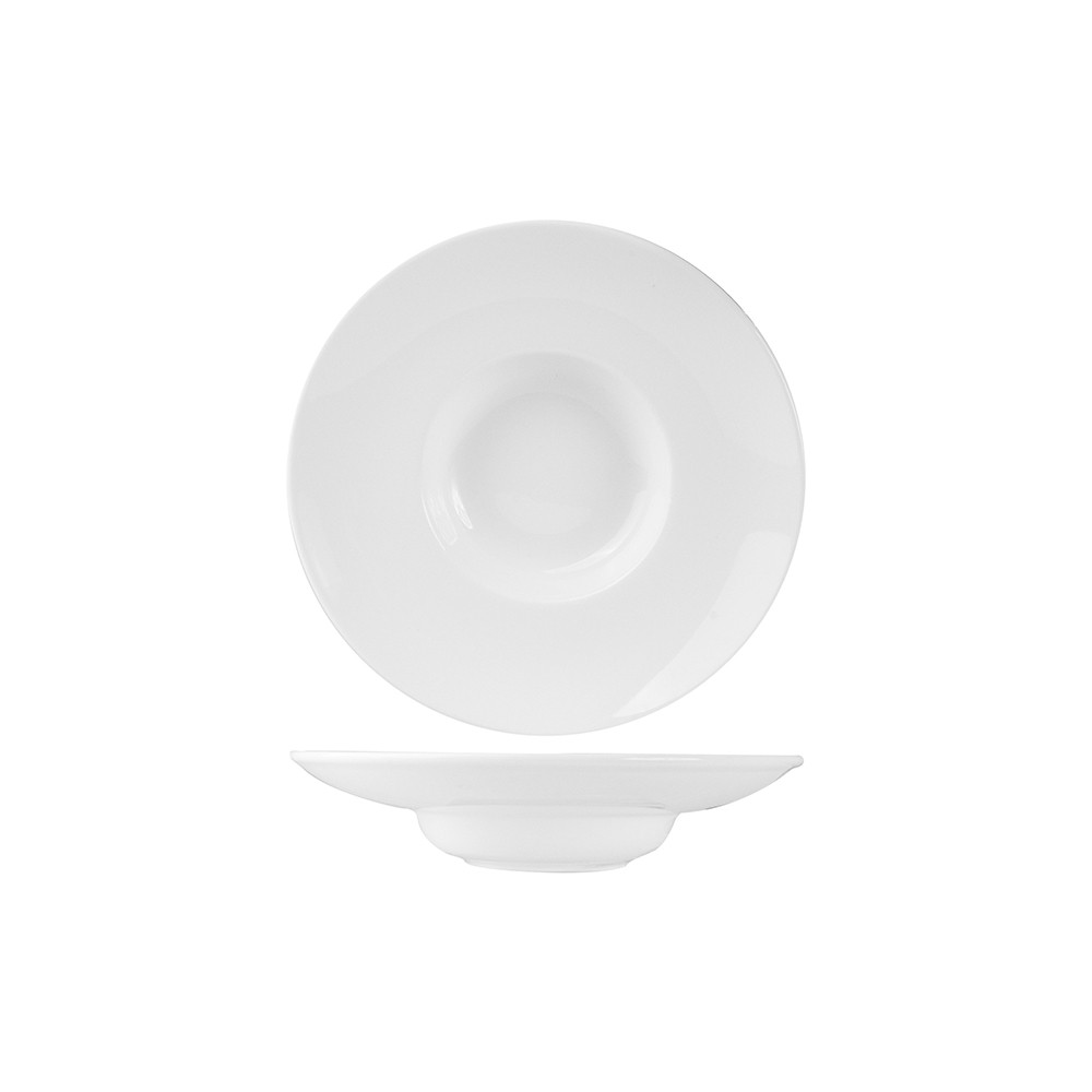 Тарелка глубокая «Кунстверк»; фарфор; 200мл; D=25, 5см; белый