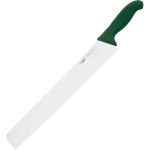 Нож для нарезки сыра; L=36см; зелен., металлич.