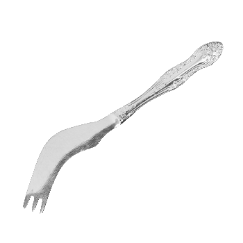 Нож-вилка для сыра «Павловский»; сталь нерж.; L=205/95, B=25мм; металлич.