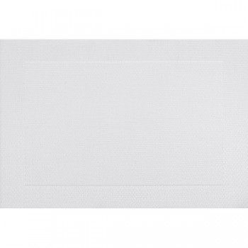 Настольная подкладка; поливинилхл.; L=45, B=30см; прозр., белый