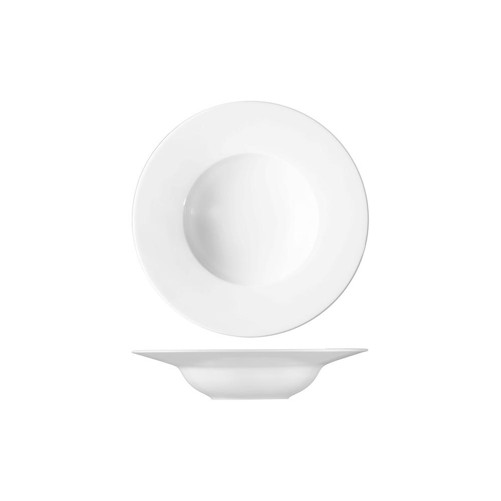 Тарелка для пасты «С-Класс»; фарфор; 0, 55л; D=290/165, H=63мм; белый
