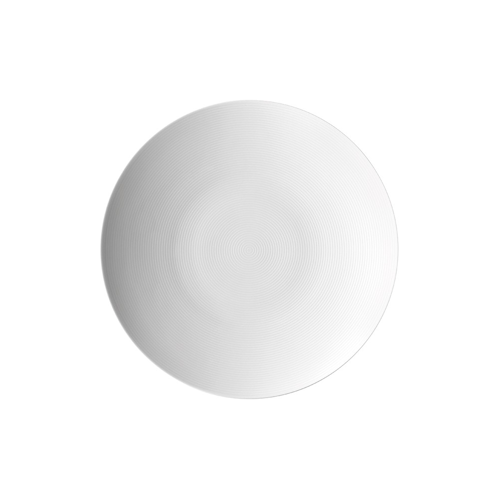 Тарелка мелкая; фарфор; D=28см; белый