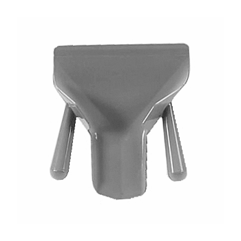 Совок кулинарный; пластик; H=23, 5, B=21см; серый