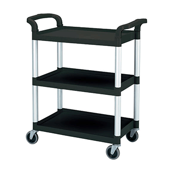 Тележка для обслуживания; H=96, 5, L=83, 5, B=41, 3см; черный