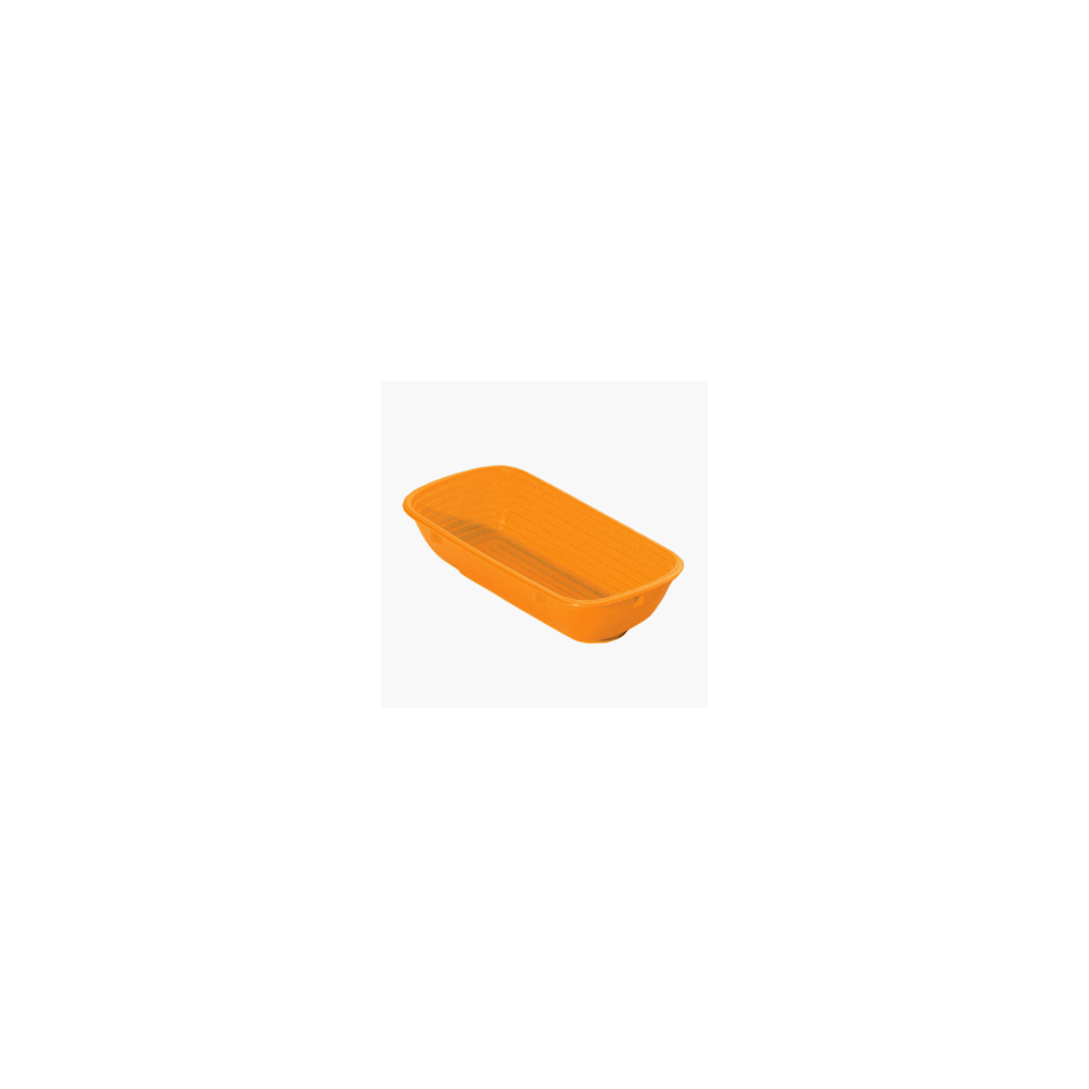Форма для хлеба овальная; полипроп.; H=72, L=350, B=130мм; оранжев.