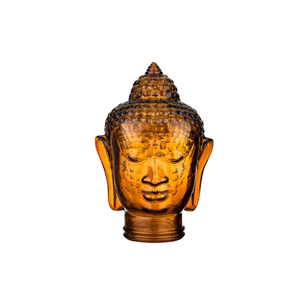 Декор для стола «Будда»; стекло; H=30см; оранжев.