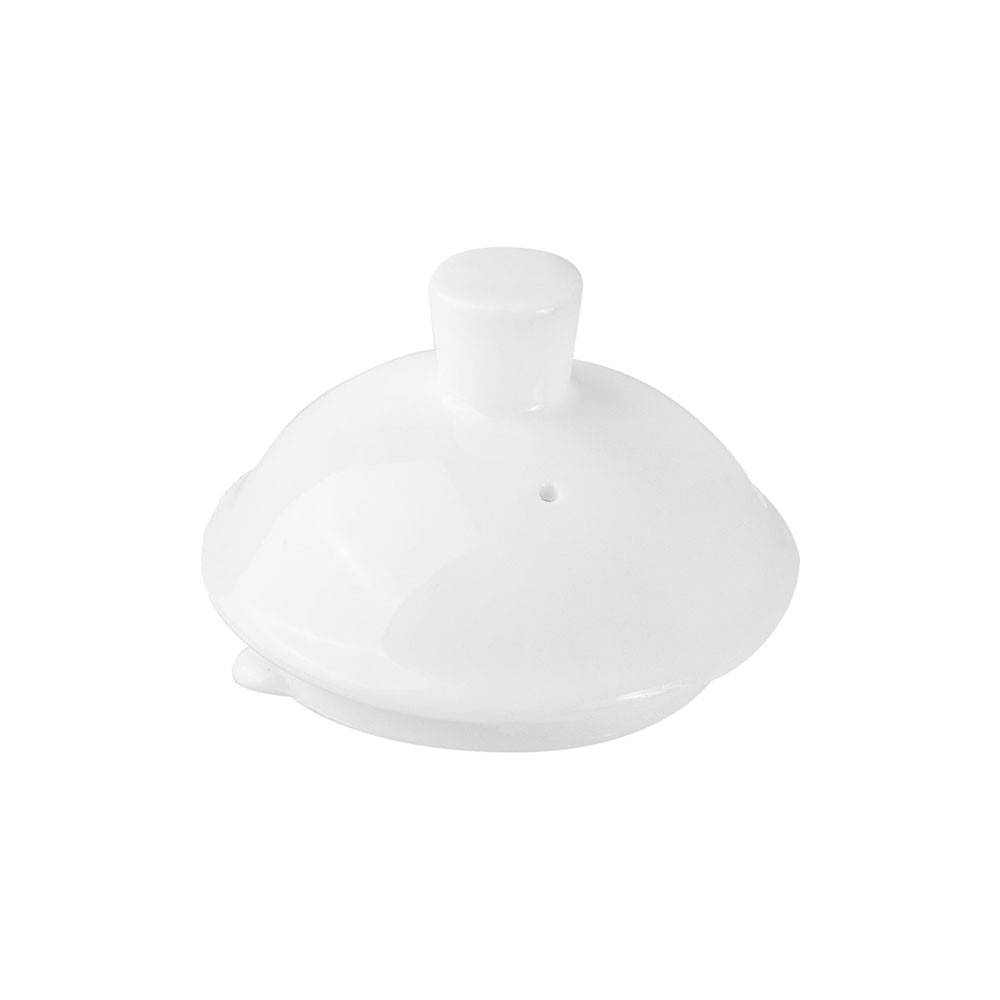Крышка для чайника «Кунстверк»; фарфор; 0, 95л; D=76/59мм; белый