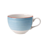 Чашка чайная «Рио Блю»; фарфор; 455мл; D=120, H=85мм; белый, синий