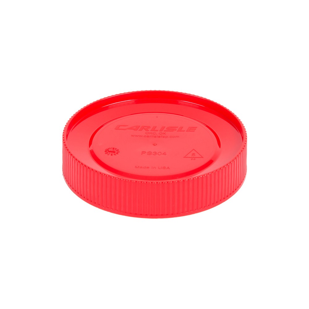 Крышка для емкости для сока; полиэтилен; D=89мм; красный