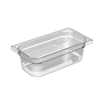 Гастроемкость (1/3); поликарбонат; H=15, L=32, B=17см; прозр.