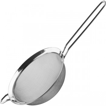 Дуршлаг-сито «Проотель»; сталь нерж.; D=20, H=10, L=39см; металлич.