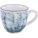 Чашка для эспрессо с декором «Аида»; фарфор; 80мл; белый, синий