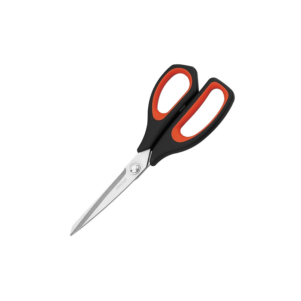 Ножницы кухонные «Прошеф»; сталь нерж., полипроп.; L=240/95, B=25мм; черный, красный